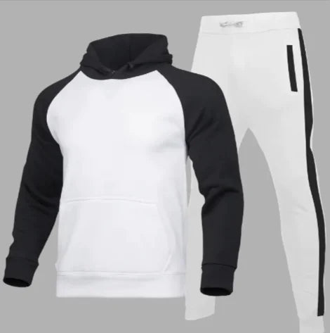 Men's Hooded Cardigan Athletic Suit