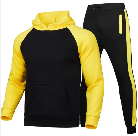 Men's Hooded Cardigan Athletic Suit