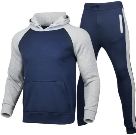 Men's Hooded Cardigan Athletic Suit