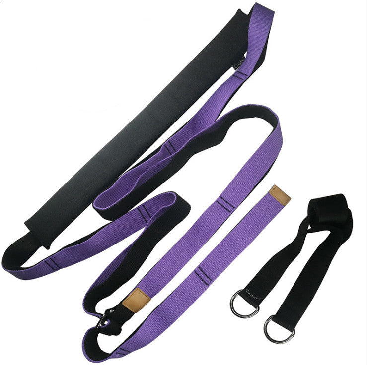 Yoga Strap: Yoga Practice or Use as a Exercise Belt for Gym and at Home!